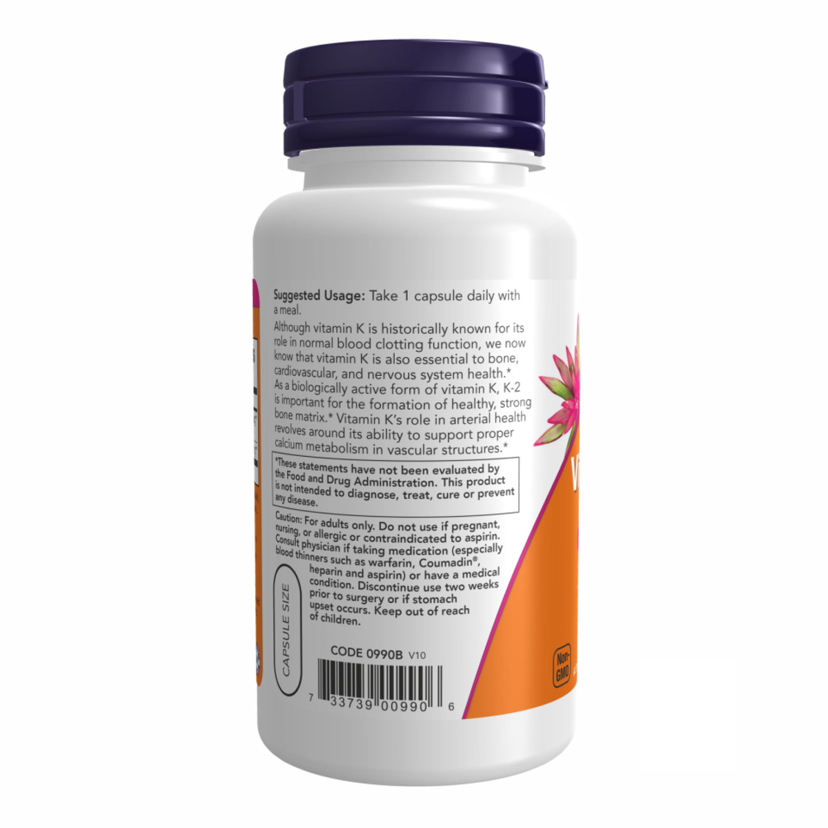 Vitamin K-2 100mcg - 100 vcaps. Фото 6