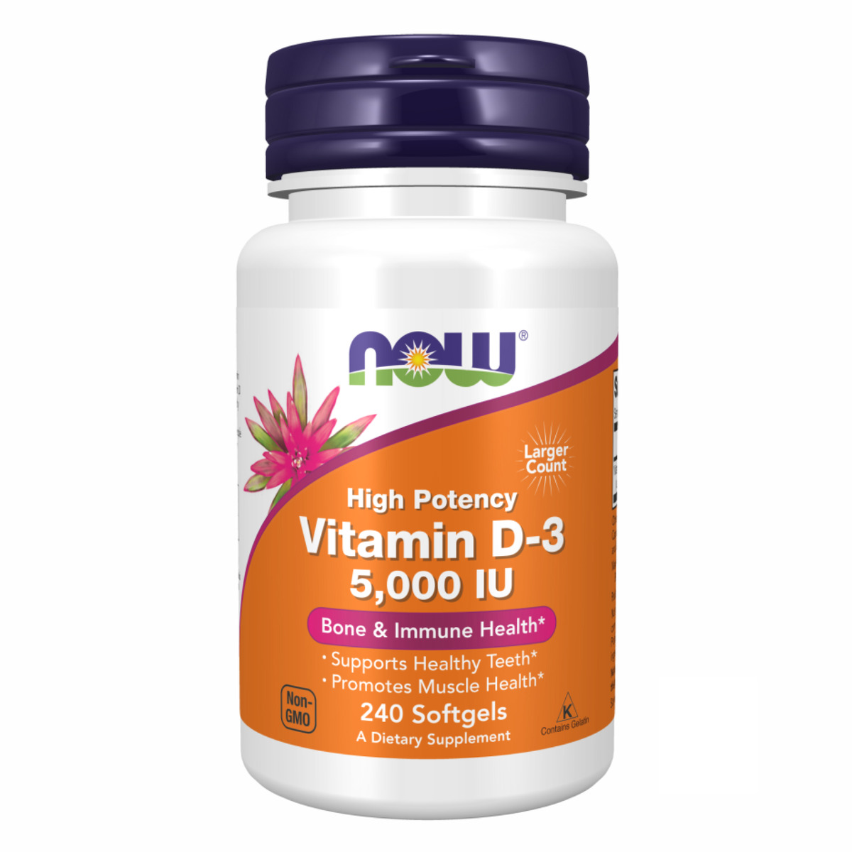 VIT D-3 5000 IU - 240 sgels. Фото 4