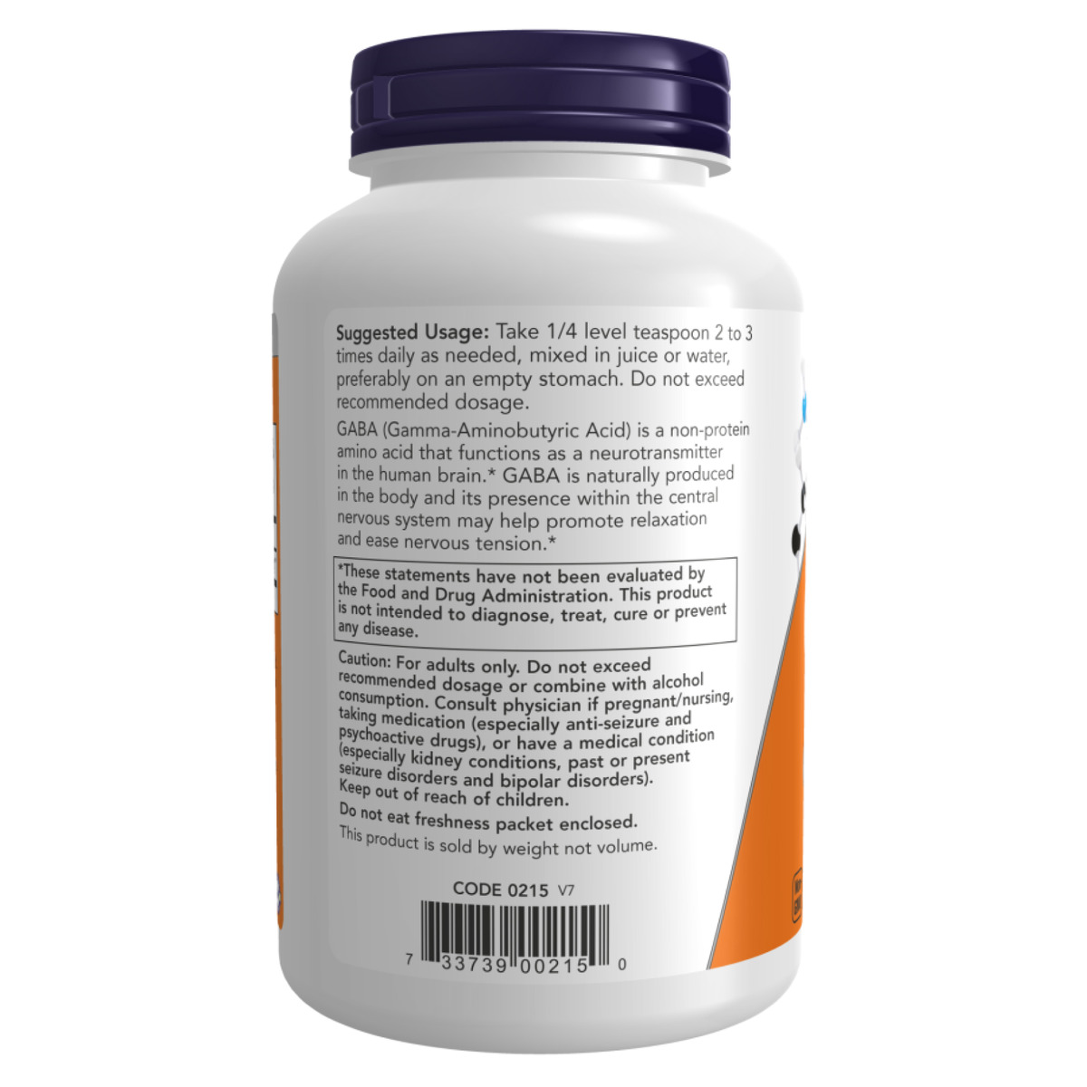 Gaba Pure Powder - 170g. Фото 3