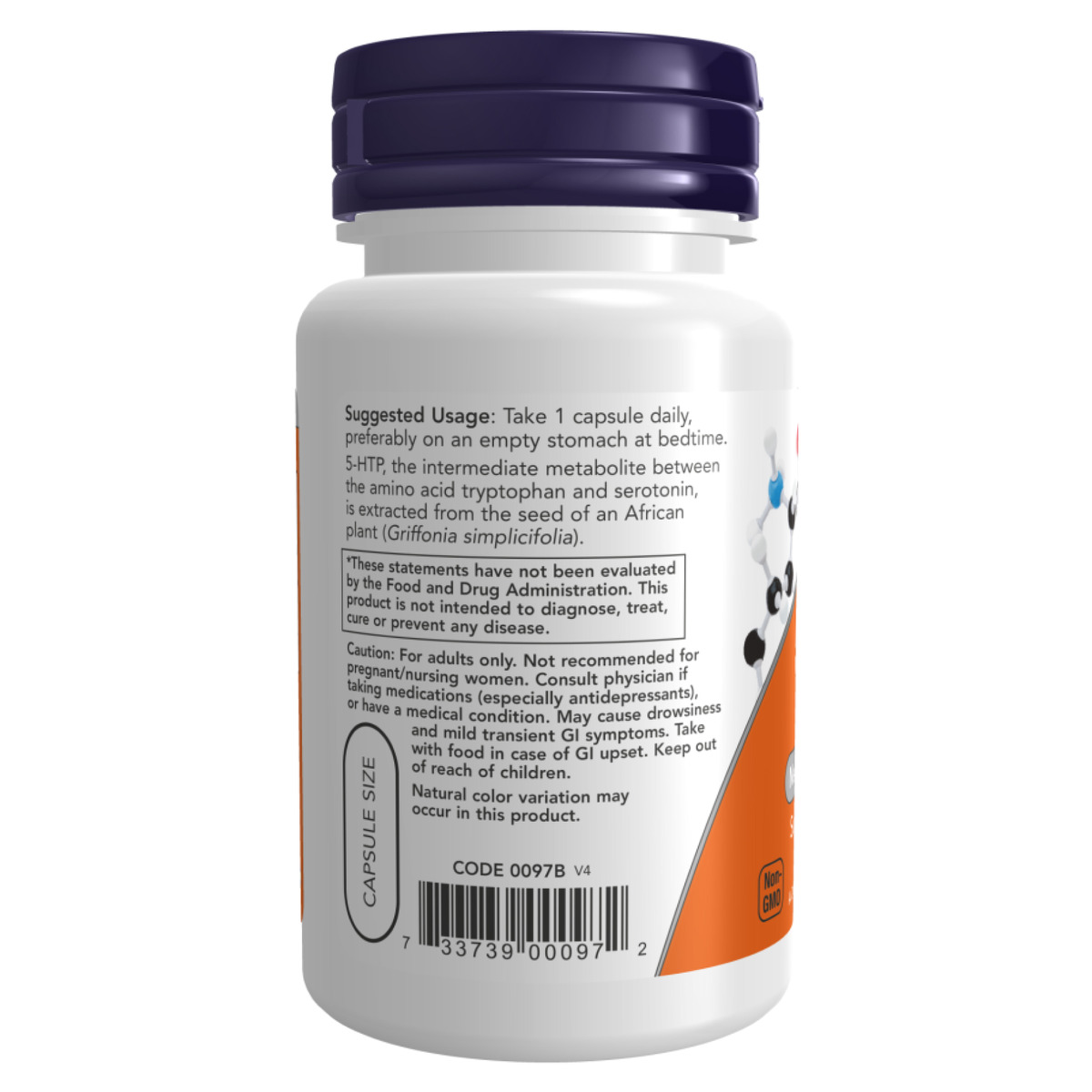 5-HTP 50mg - 30 vcaps. Фото 3