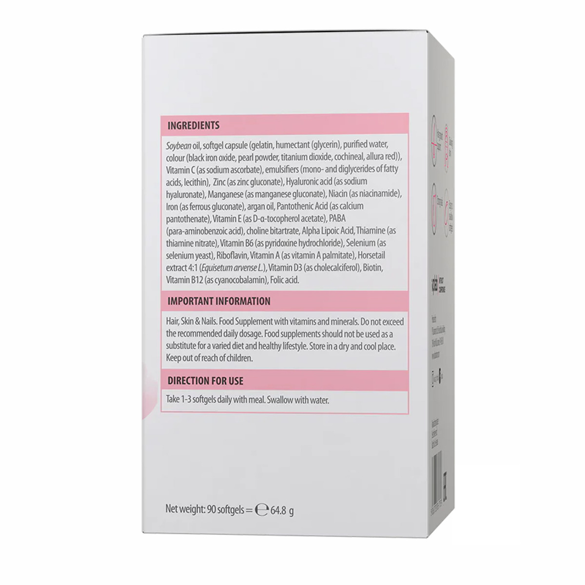 Ultra Women's Hair, Skin & Nails - 90 softgels. Фото 6
