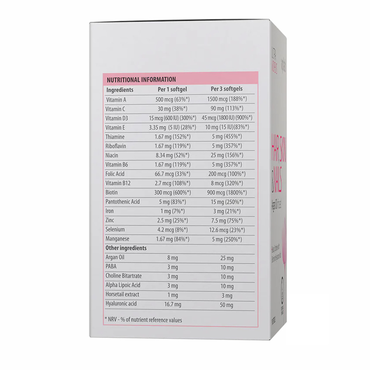 Ultra Women's Hair, Skin & Nails - 90 softgels. Фото 5
