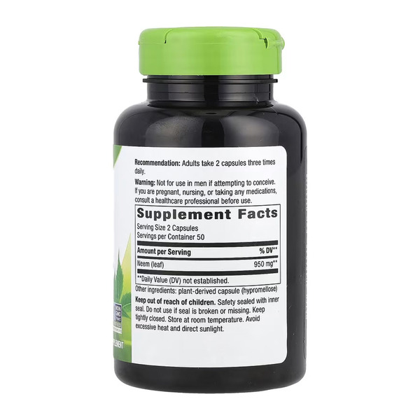 Neem Leaf - 100 vcaps. Фото 4