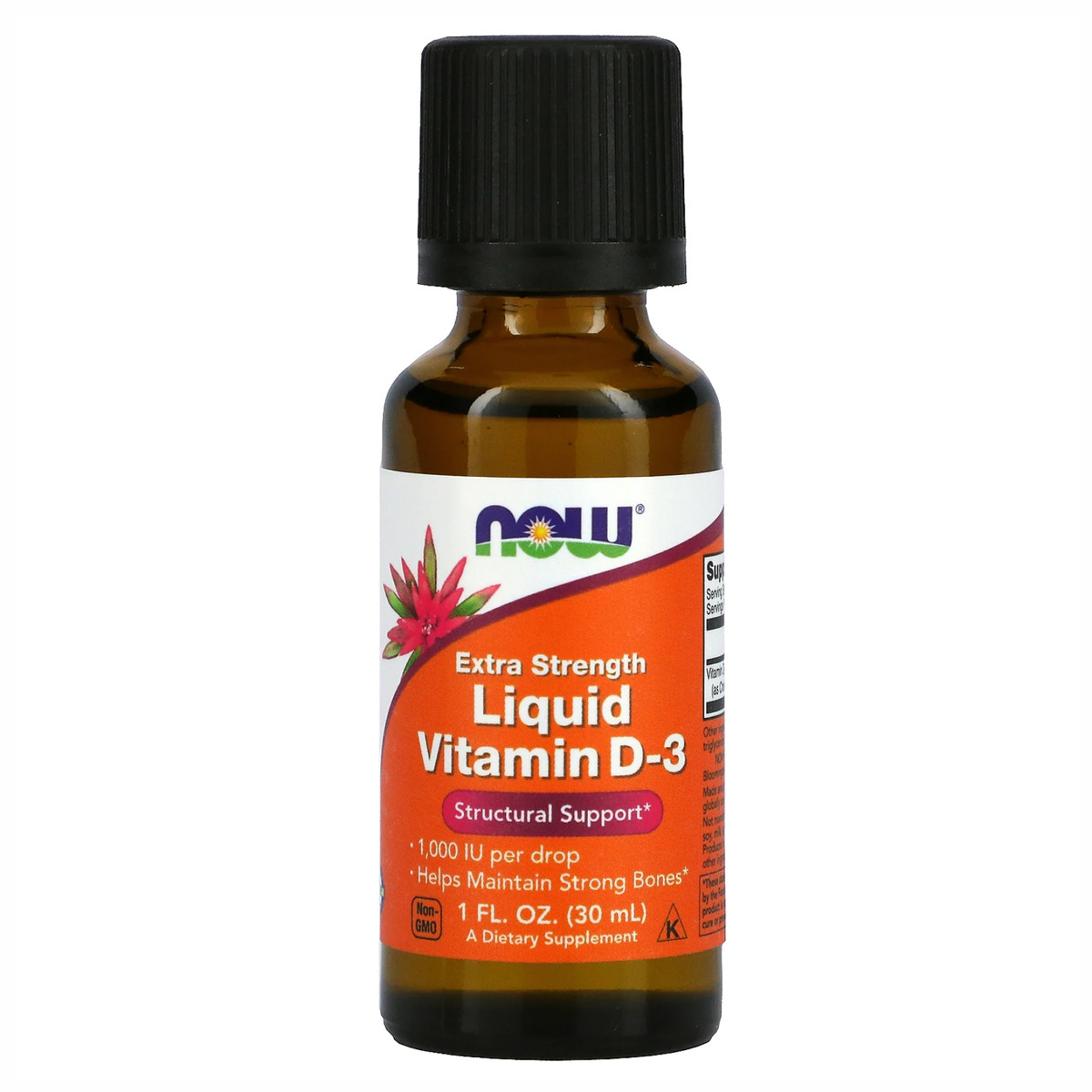 VIT D-3 Liquid - 30ml (1fl oz). Фото 3