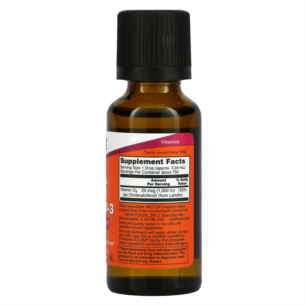 VIT D-3 Liquid - 30ml (1fl oz). Фото 2