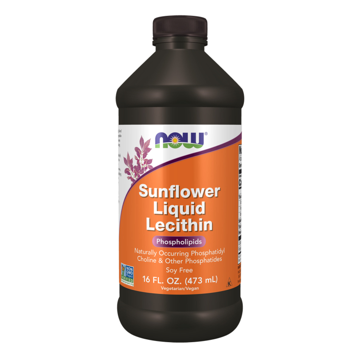 Sunflower Liquid Lecithin - 16 fl oz. Фото 4