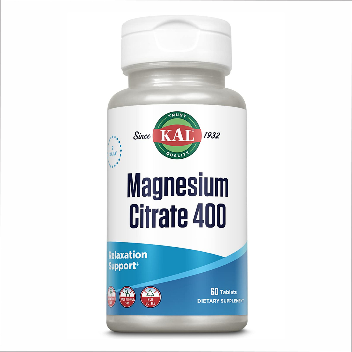 Magnesium Citrate 400mg - 60 tabs. Фото 3