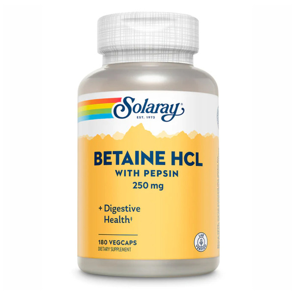 Betaine HCl 250mg - 180 vcaps. Фото 3