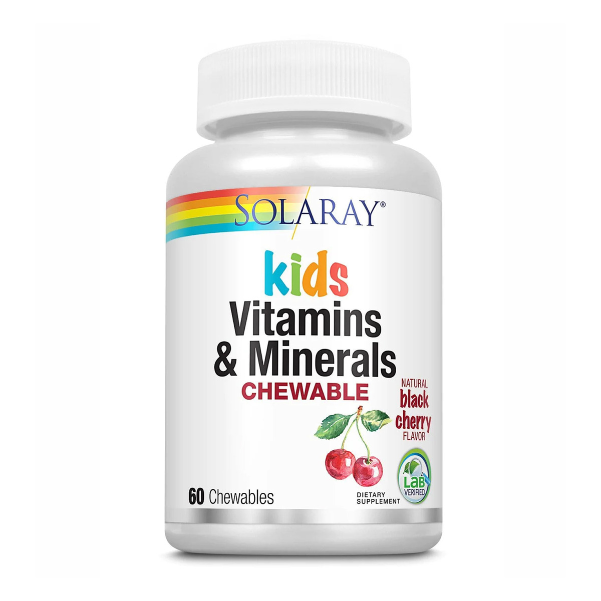 Kids Vitamins & Minerals - 60 chewables Black Cherry