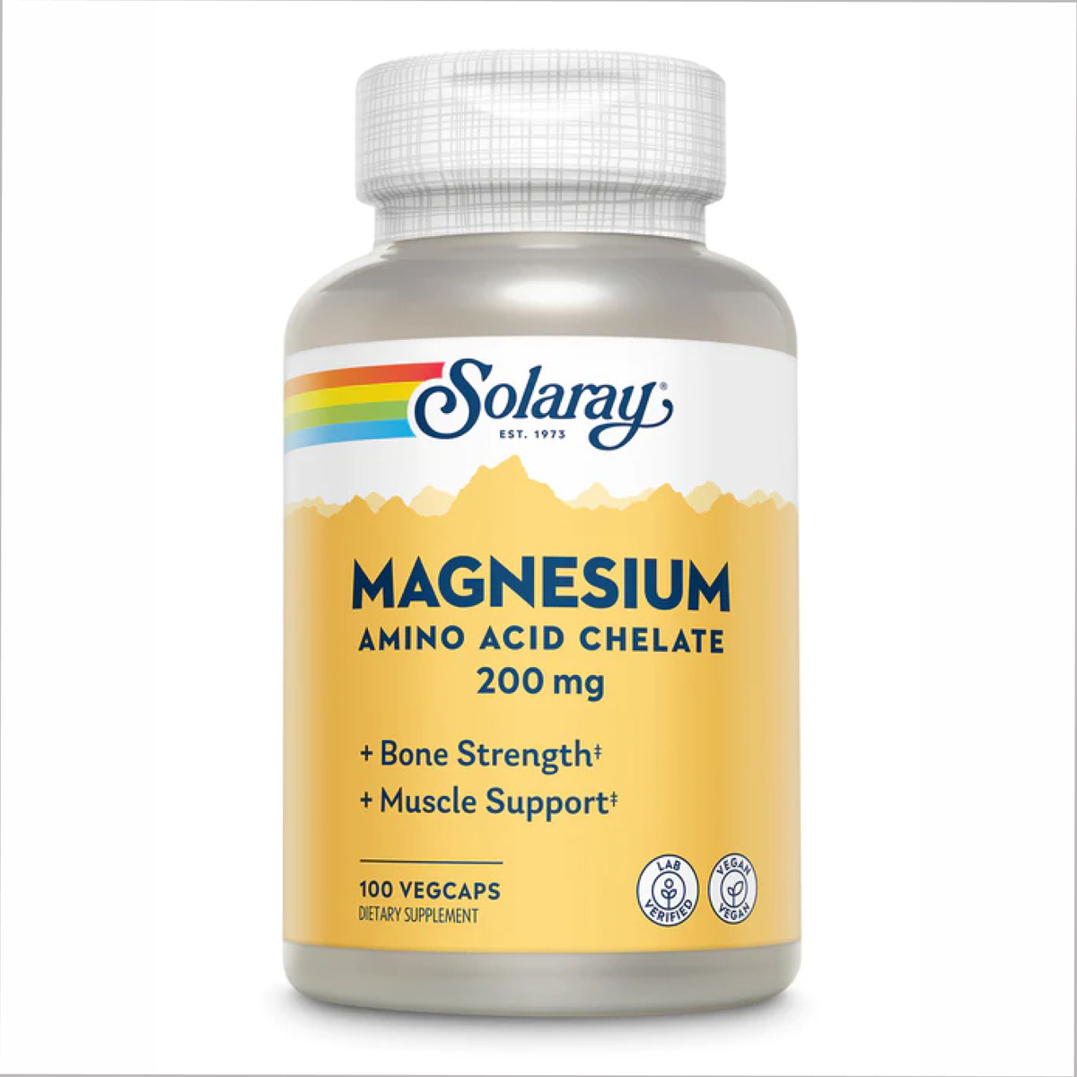 Magnesium 200mg - 100 vcaps. Фото 3