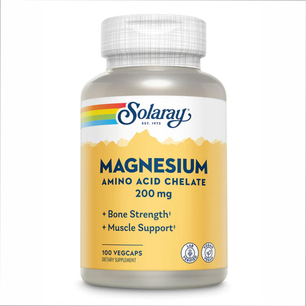 Magnesium 200mg - 100 vcaps. Фото 3