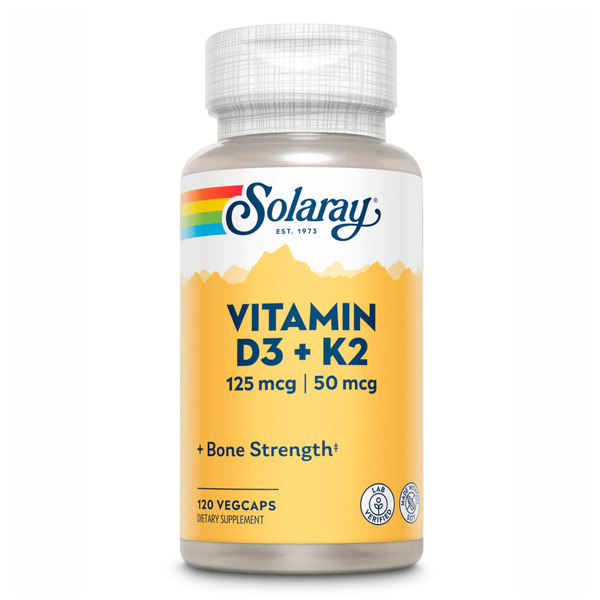 Vitamin D-3 & K-2 - 120 vcaps. Фото 3