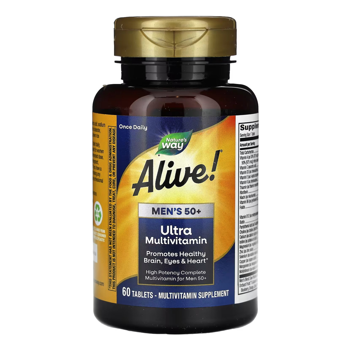 Once Daily Men's 50+ Ultra Multivitamin - 60 tabs. Фото 6