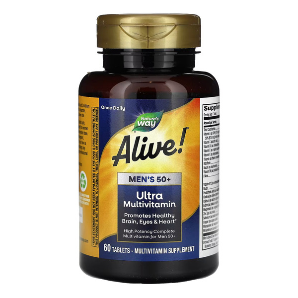 Once Daily Men's 50+ Ultra Multivitamin - 60 tabs. Фото 3