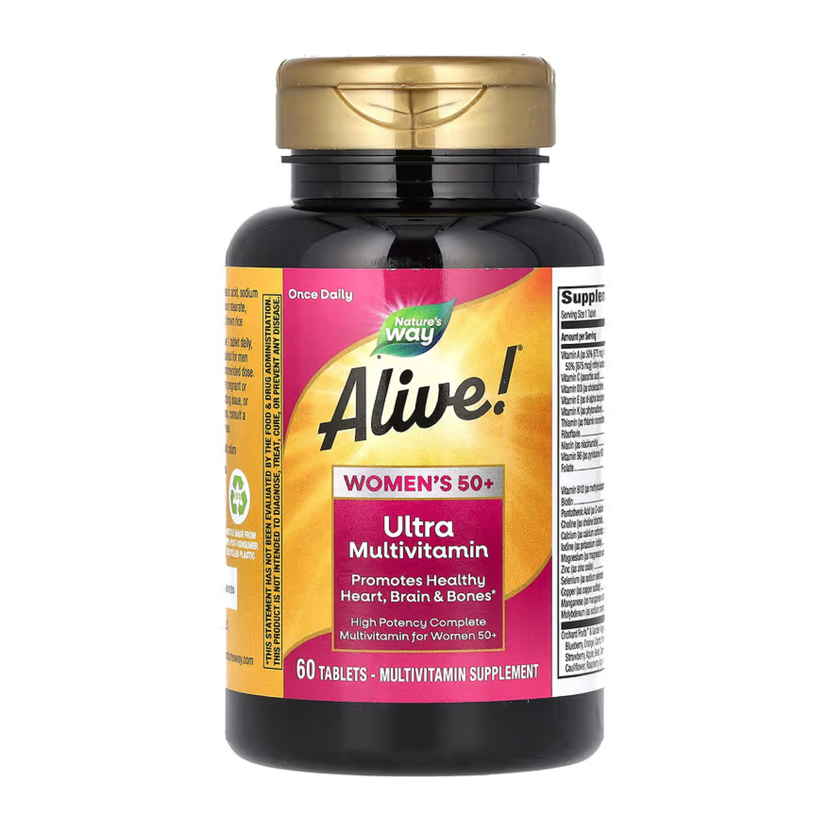 Once Daily Women 50+ Ultra Multivitamin- 60 tabs. Фото 8