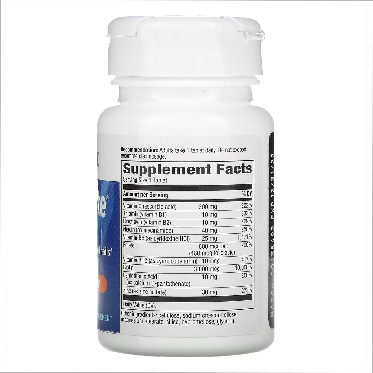 Biotin Forte 3 mg - 60 tabs. Фото 2