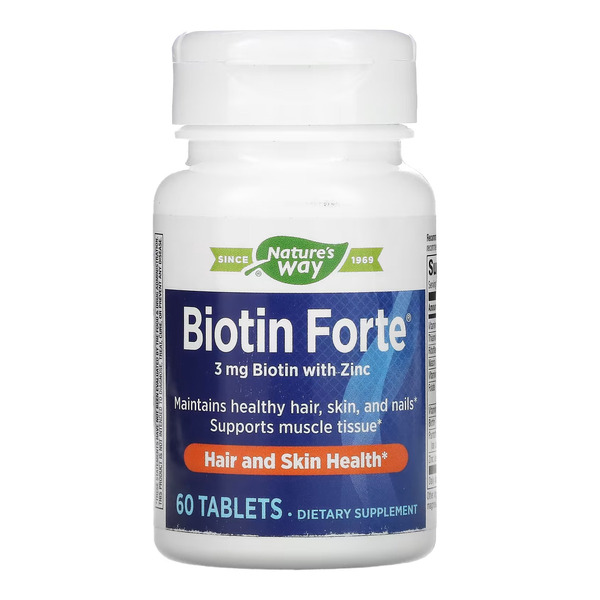 Biotin Forte 3 mg - 60 tabs. Фото 3