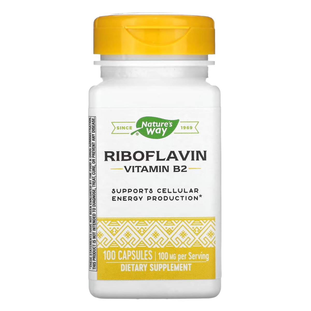 Riboflavin Vitamin B2 - 100 caps. Фото 3