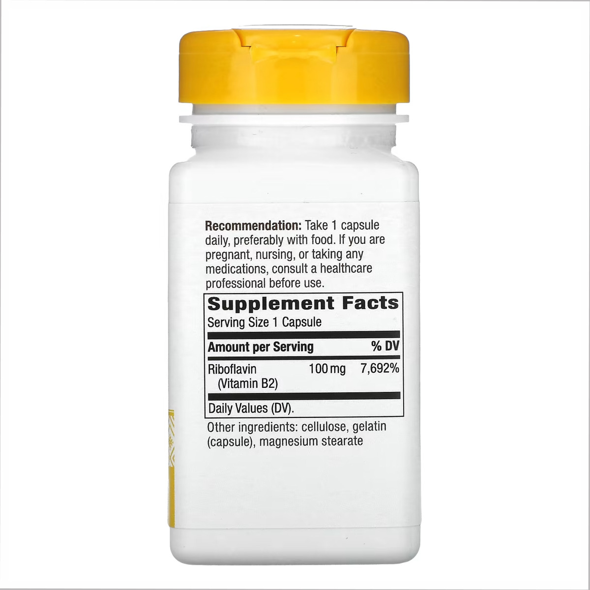 Riboflavin Vitamin B2 - 100 caps. Фото 2