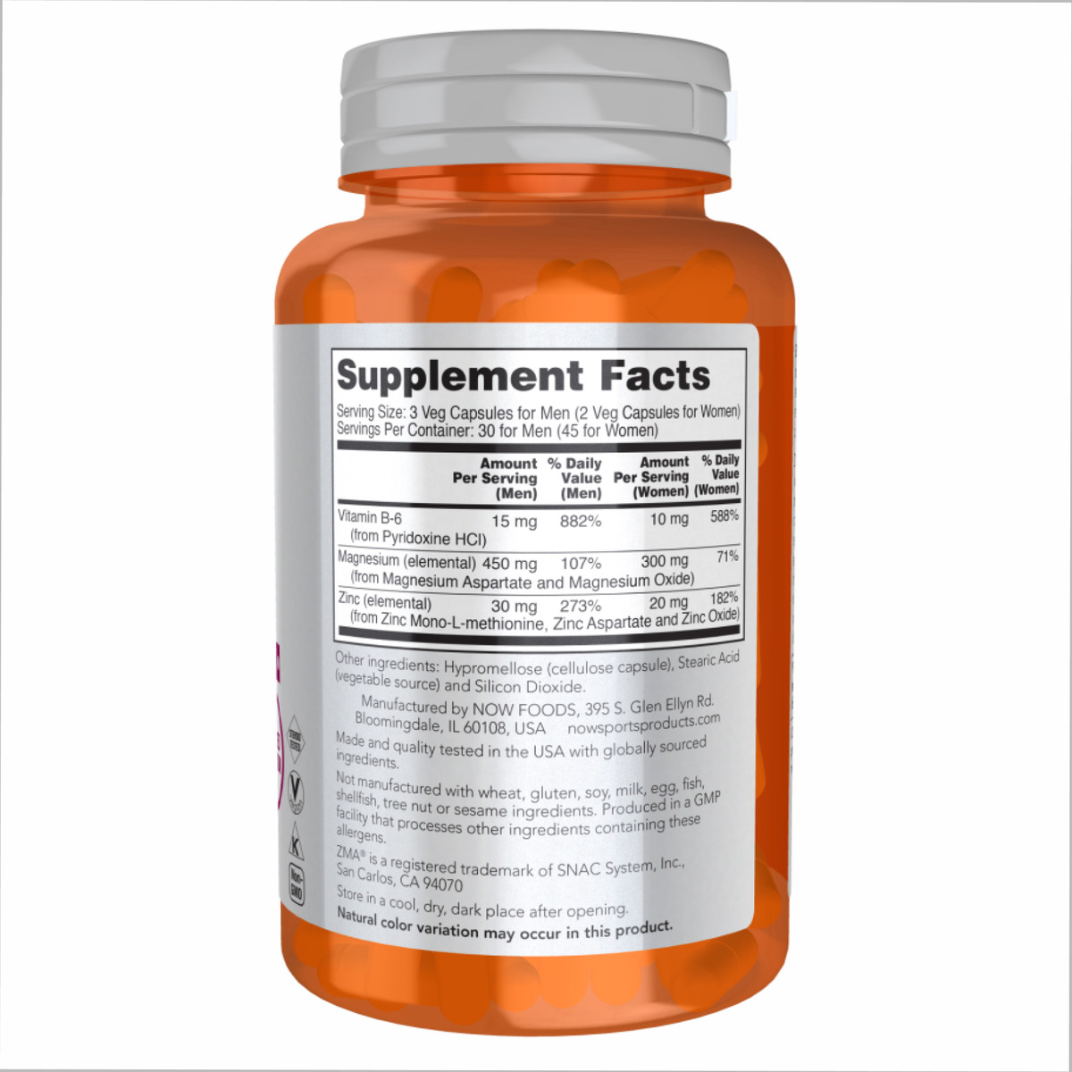 ZMA(R) - 90 vcaps. Фото 5