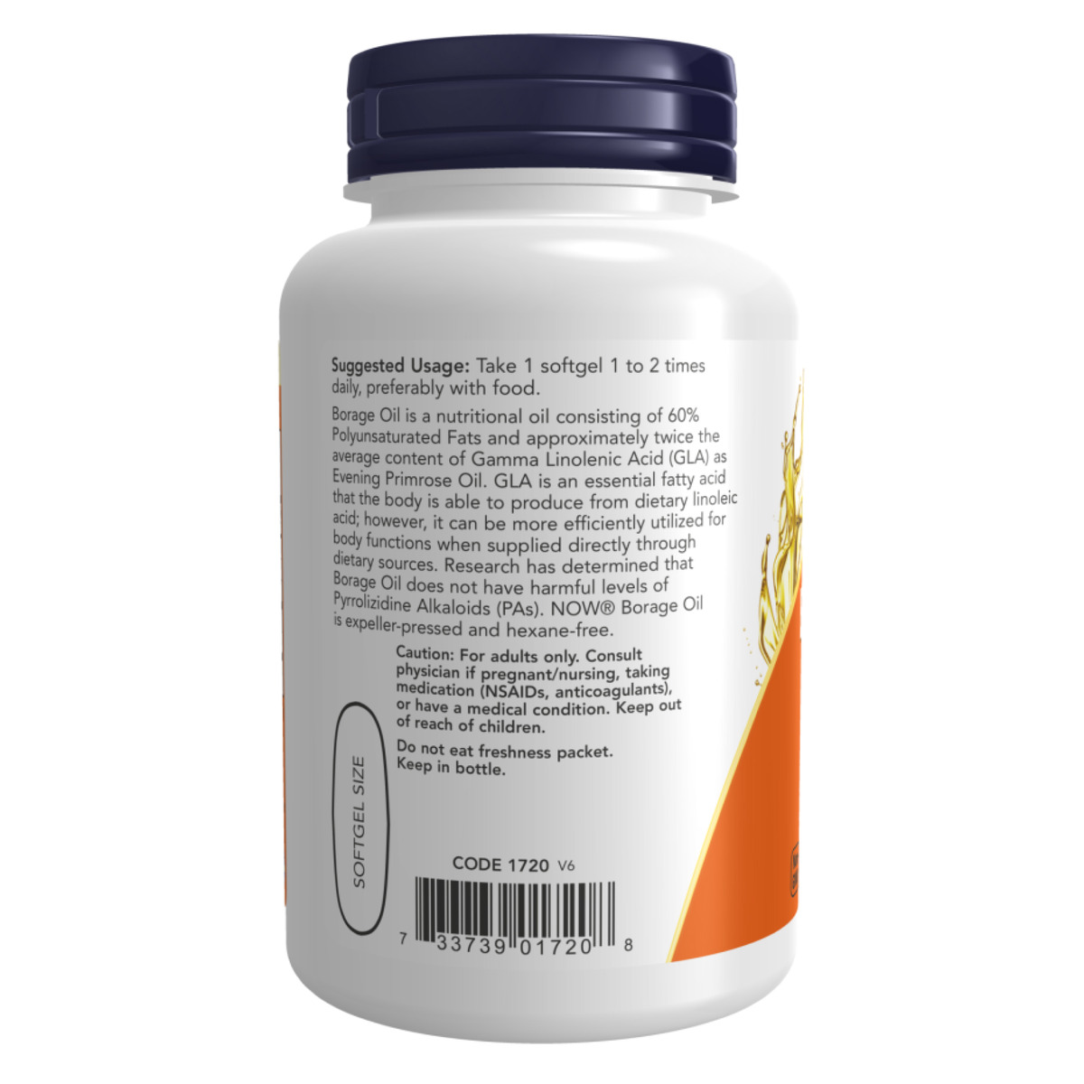 Borage Oil 1000 mg - 120 sgels. Фото 3
