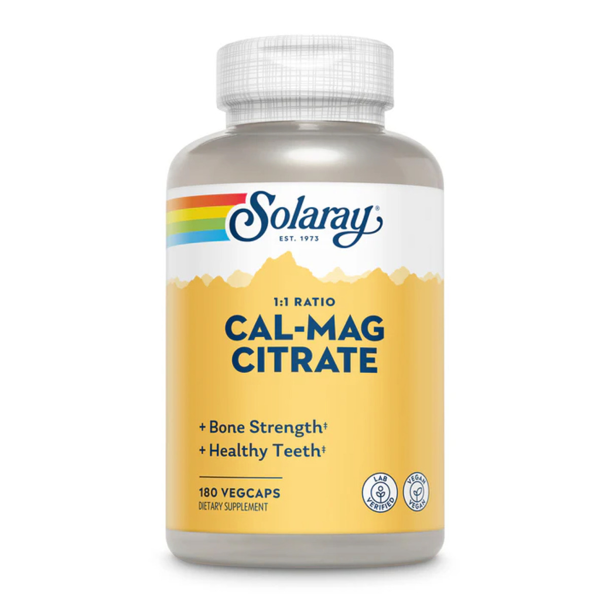 Cal-Mag Citrate - 180 veg caps. Фото 3