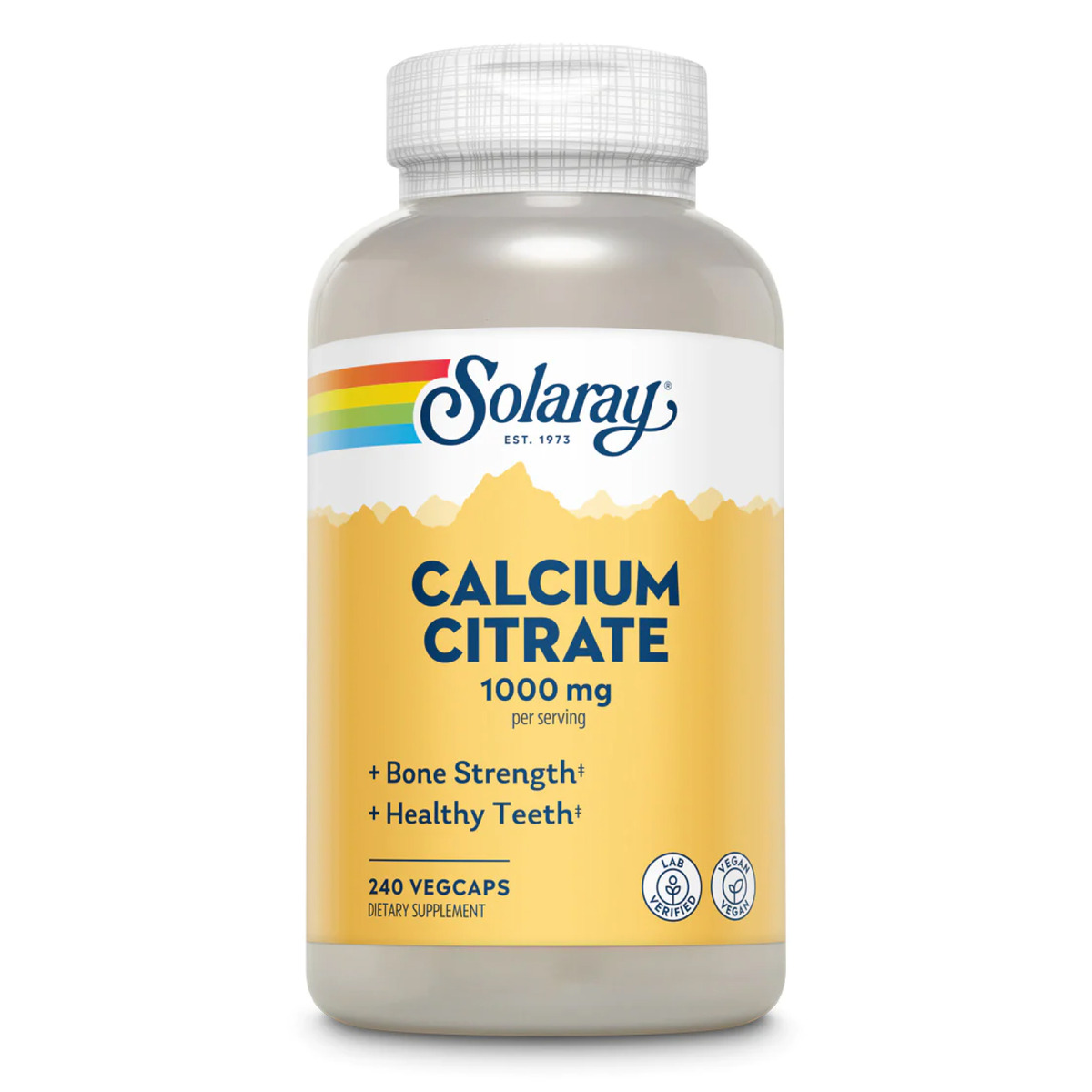 Calcium Citrate 1000mg - 240 vcaps. Фото 3