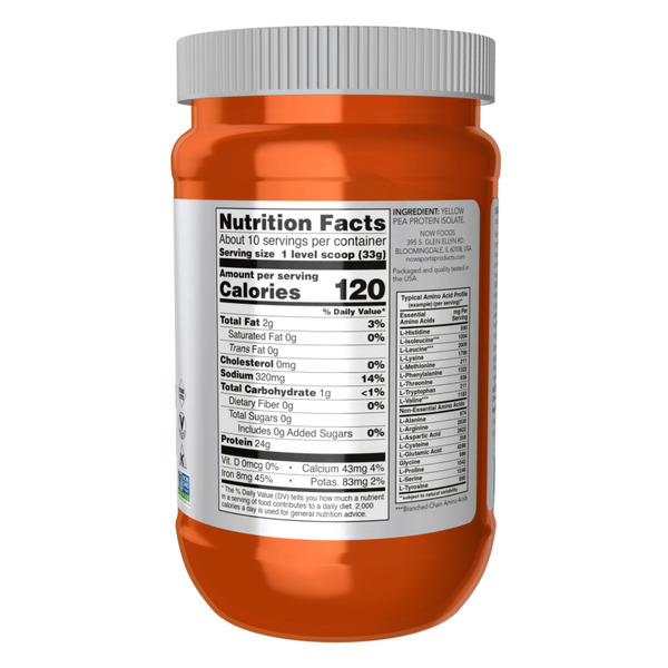 Pea Protein - 340g Unflavored. Фото 5