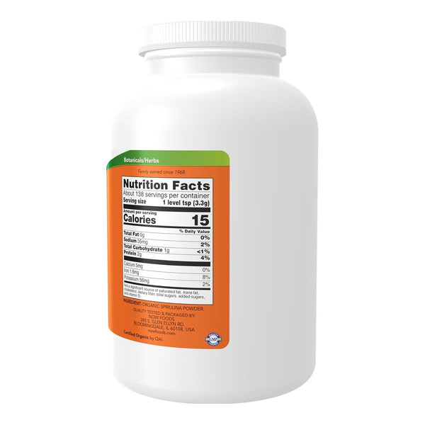 Spirulina Powder - 454g. Фото 5