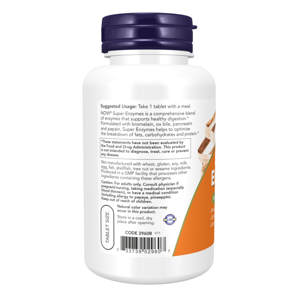 Super Enzymes - 180 tabs. Фото 6