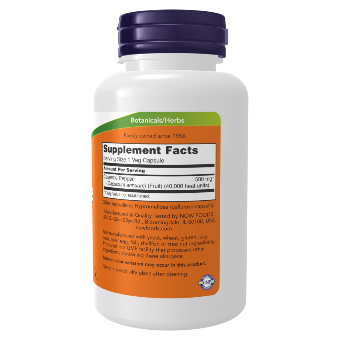 Cayenne 500mg - 250 vcaps. Фото 2