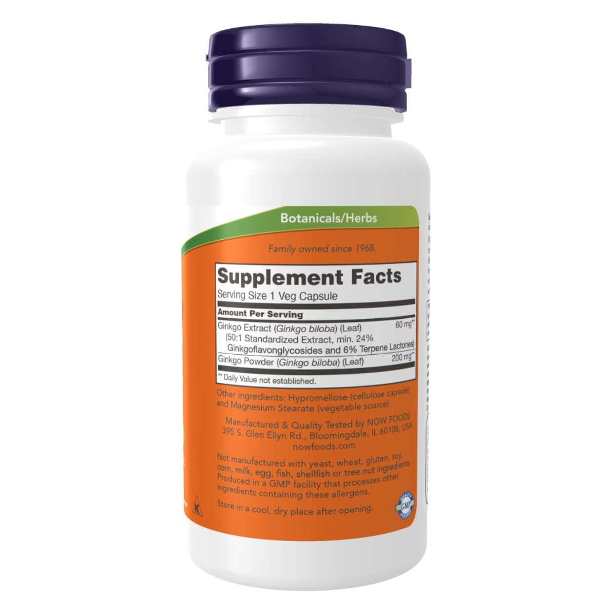 Ginkgo Biloba 60mg - 240 vcaps. Фото 2