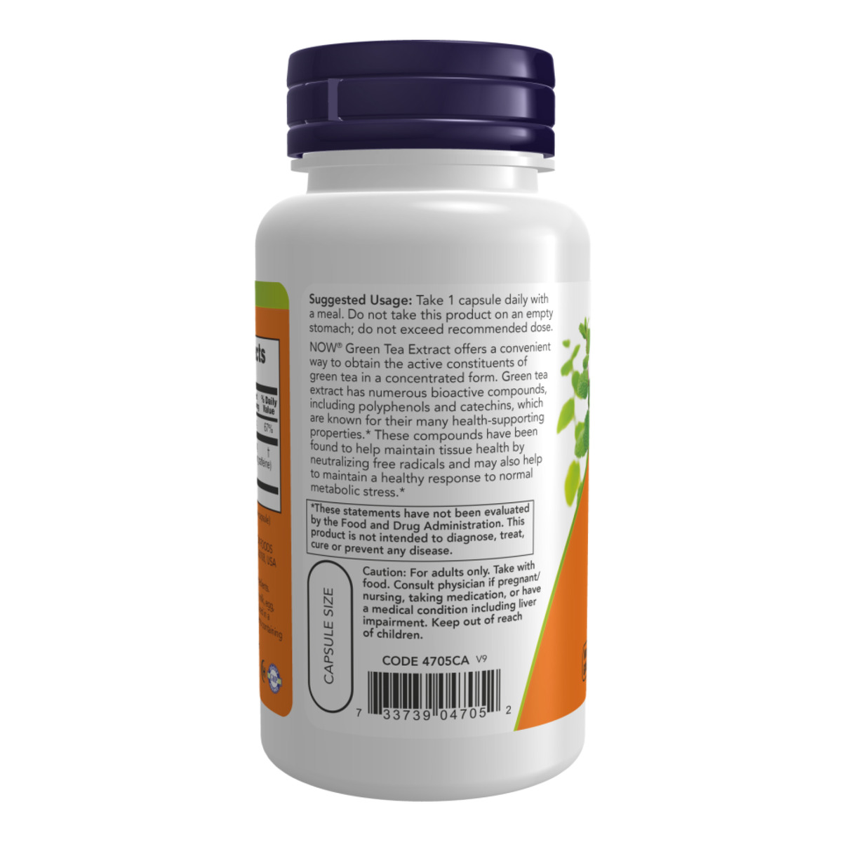 Green Tea Extract 400mg - 100 vcaps. Фото 6