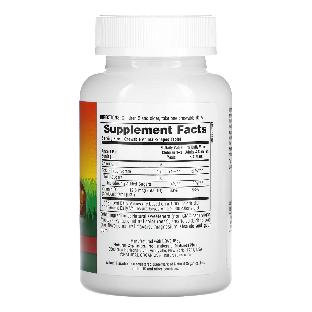 Kids Vit D3 Chewable 500 IU - 90 tabs. Фото 4