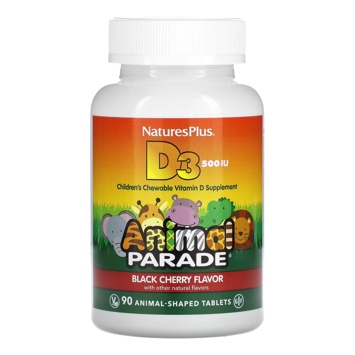 Kids Vit D3 Chewable 500 IU - 90 tabs