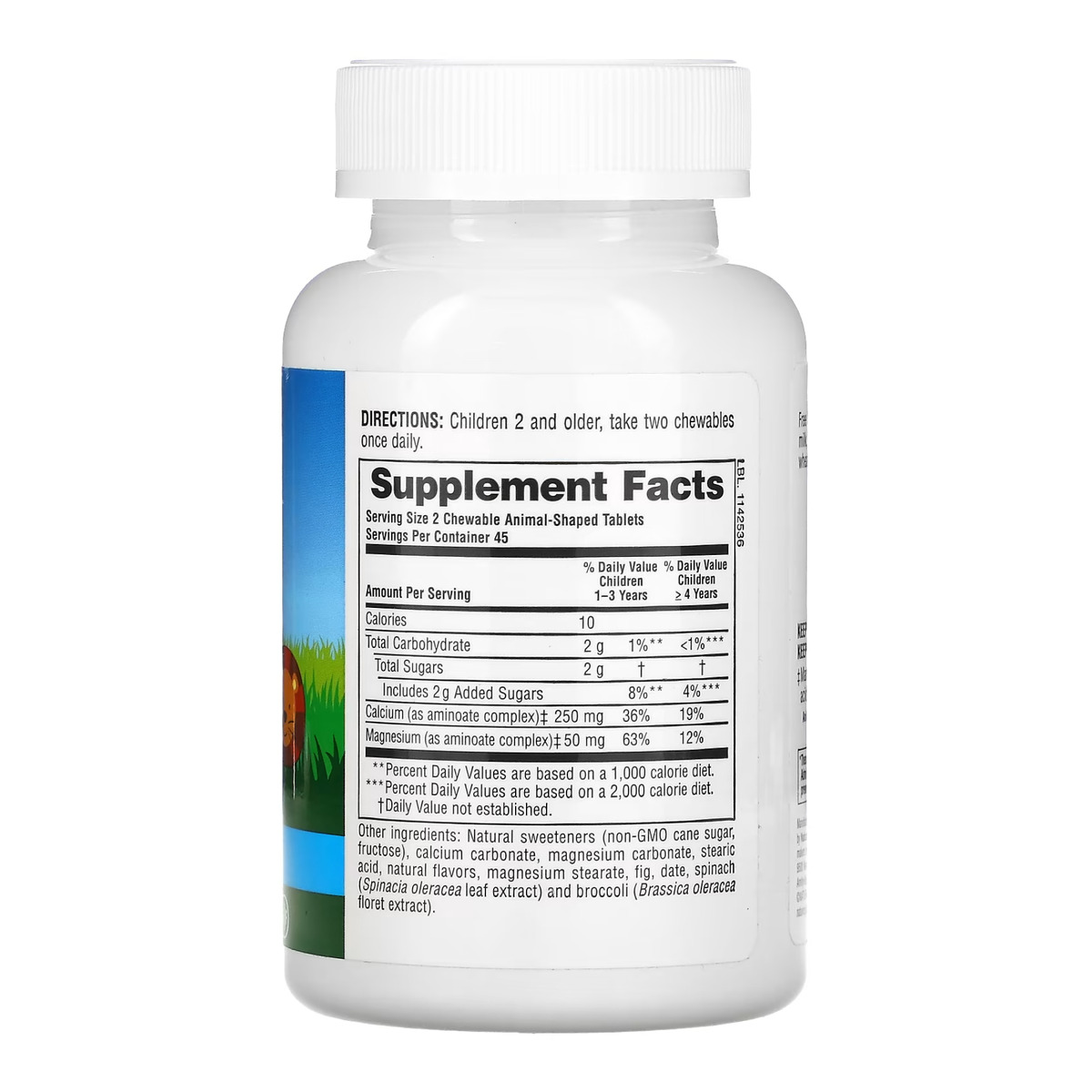 Kids Calcium Chewable - 135 tabs. Фото 2