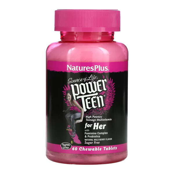 Power Teen Hers Chewable - 60 tabs. Фото 3