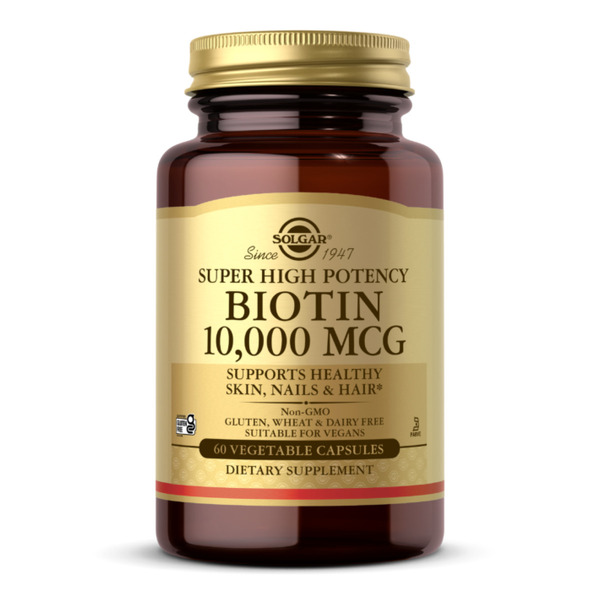 Biotin 10,000mcg - 60 vcaps. Фото 3