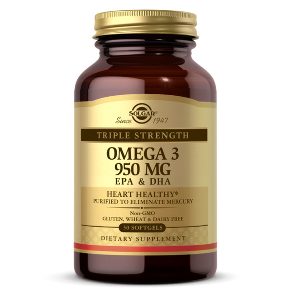 Triple Strength Omega-3 950 mg - 50 softgels. Фото 3