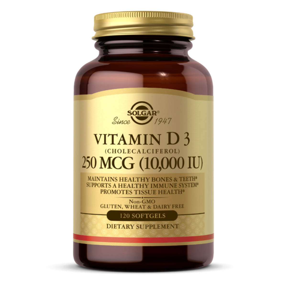 Vitamin D3 250mcg (10 000IU) - 120 softgels. Фото 3