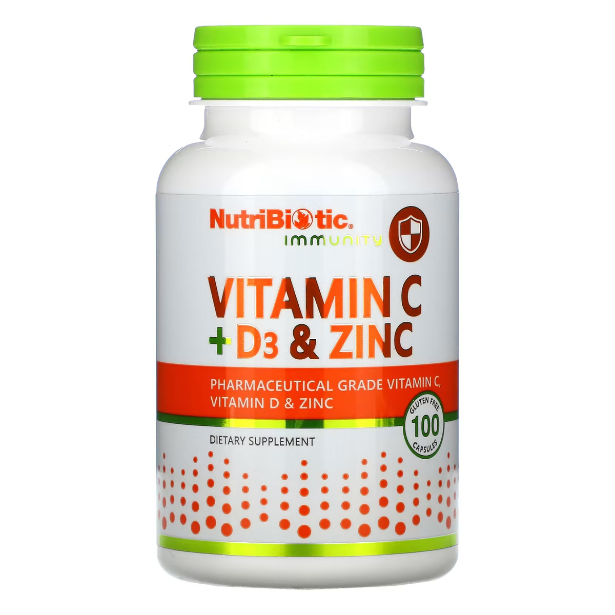 Vitamin C+D3 & Zinc - 100 caps. Фото 3