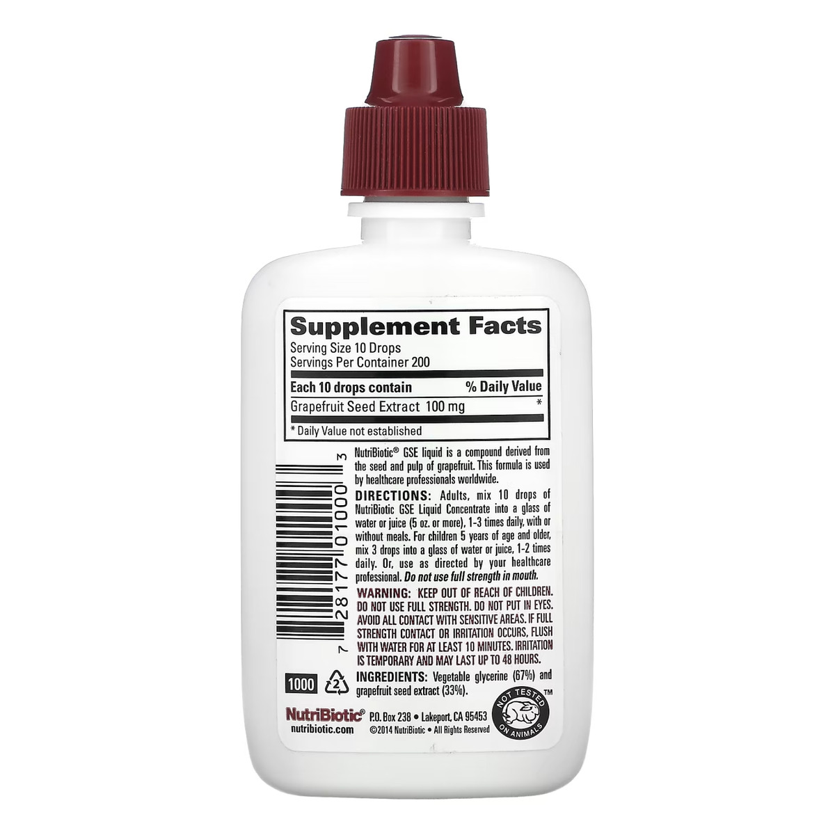 GSE Liquid Concentrate - 59 ml. Фото 2