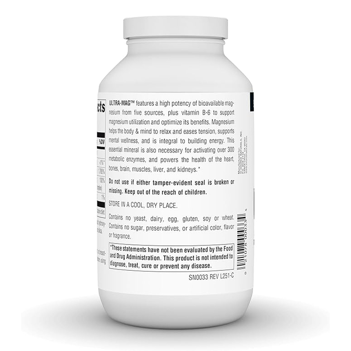 Ultra-Mag Magnesium Complex - 240 tabs. Фото 6