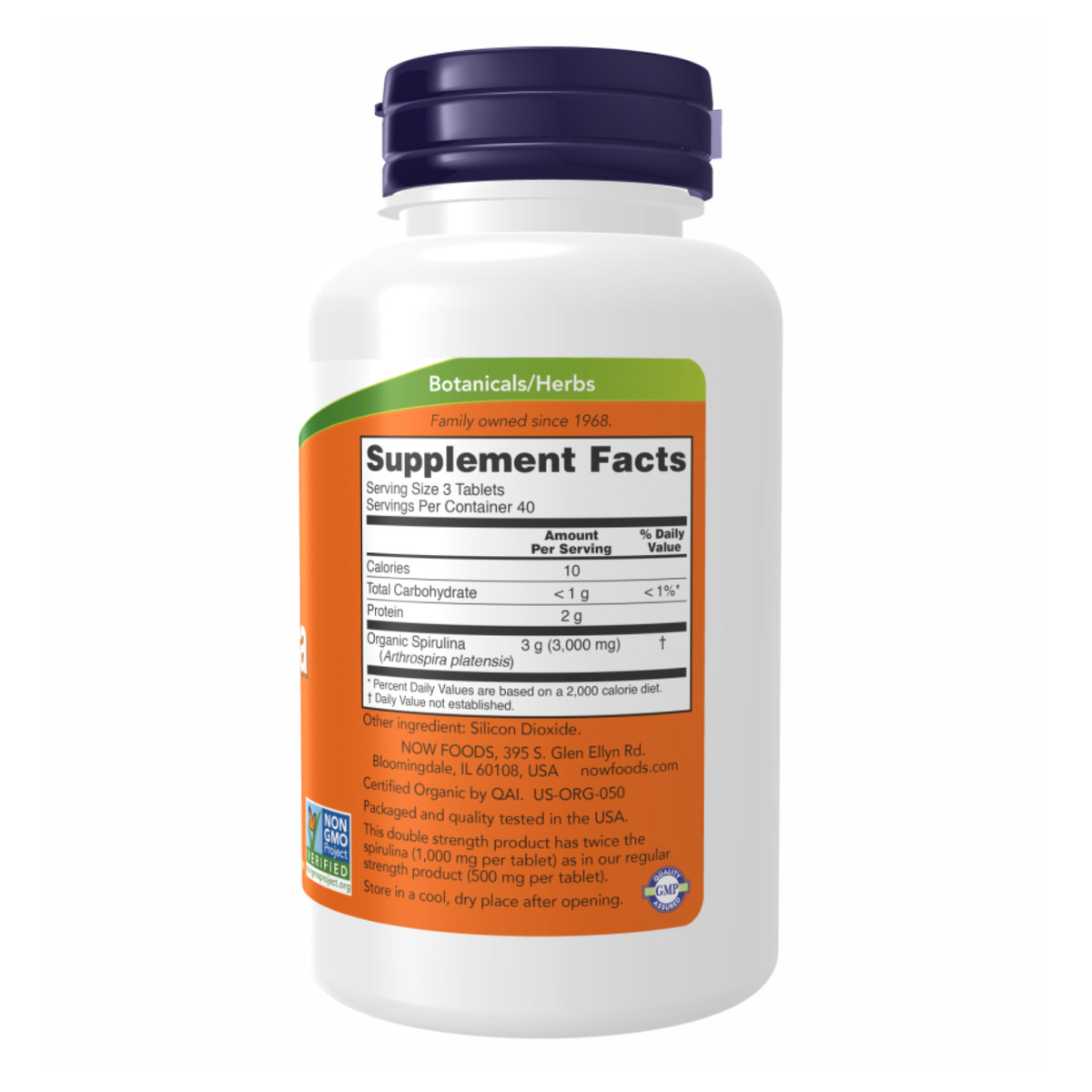 Spirulina 1000mg - 240 tabs. Фото 5