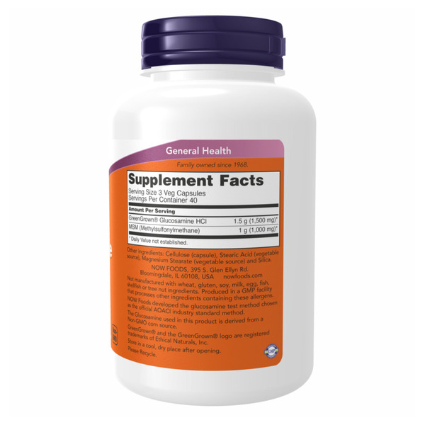Veg Glucosamin & MSM 500/500 - 240 vcaps. Фото 5
