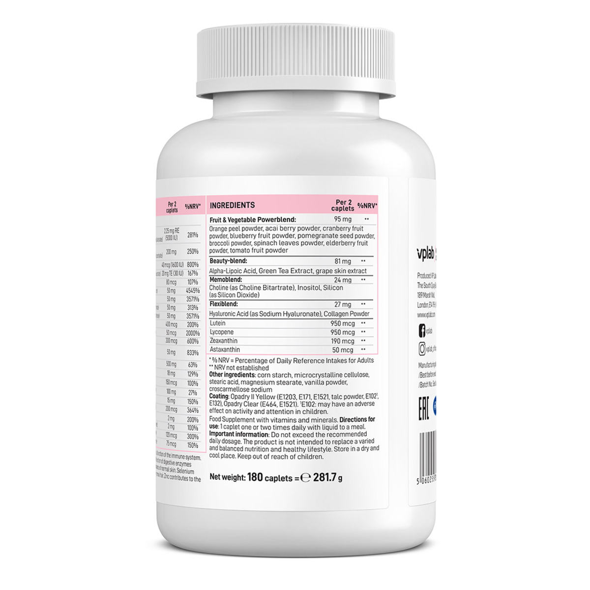 Ultra Women Multivitamin - 180 caps. Фото 3