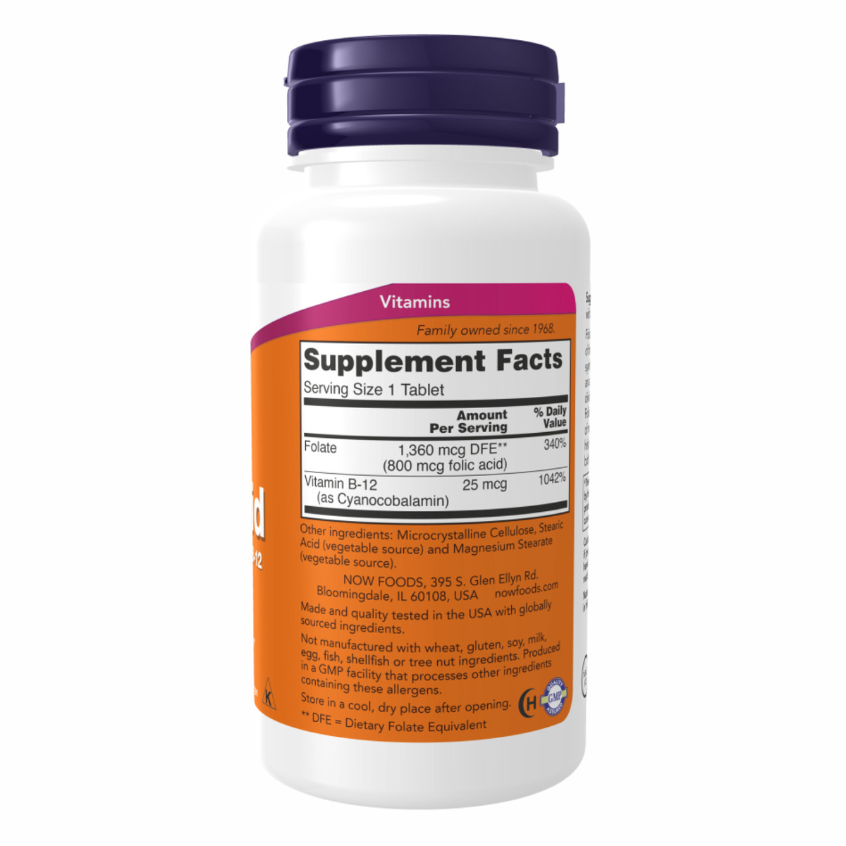 Folic Acid 800mcg - 250 tabs. Фото 5