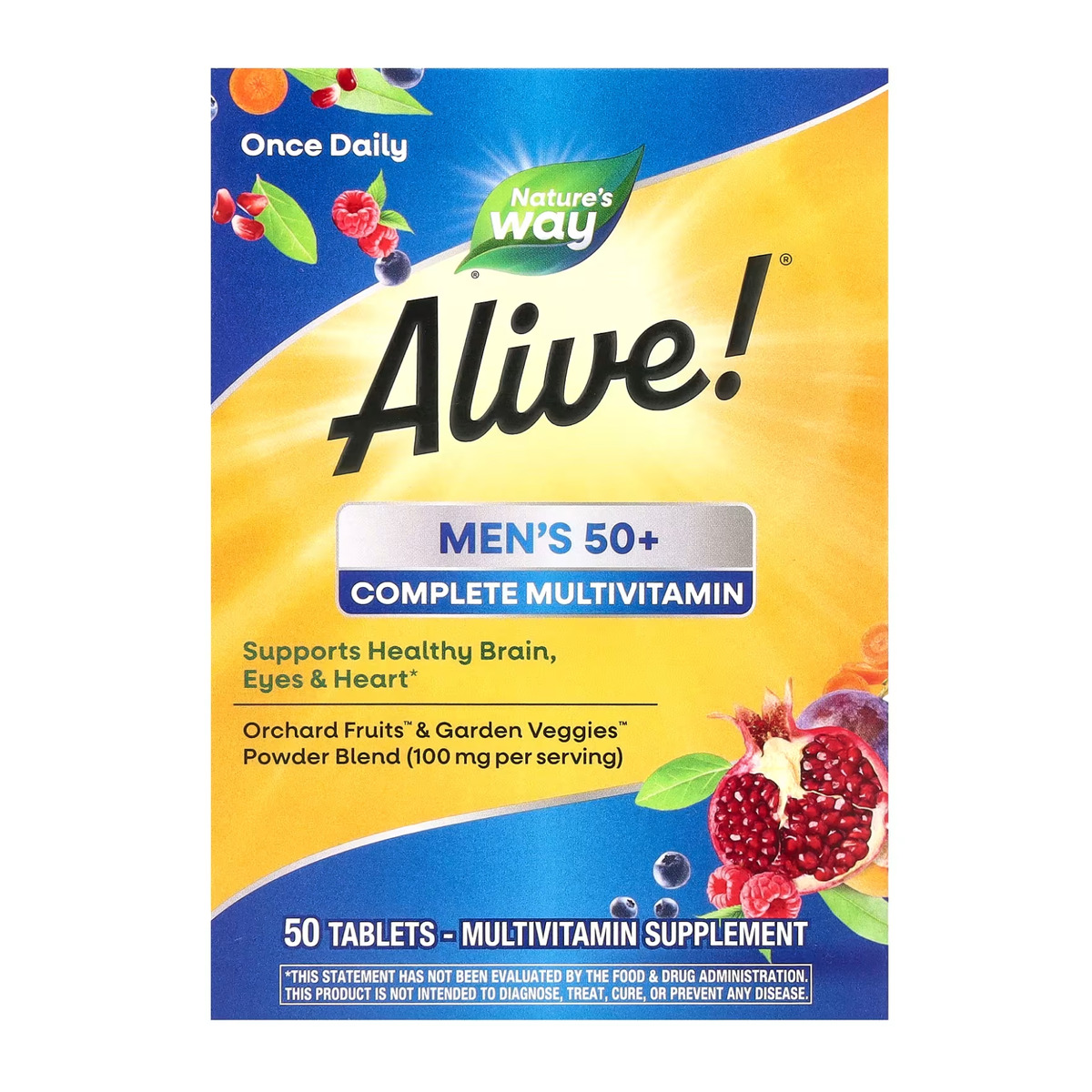 Men's 50+ Complete Multivitamin - 50 tabs. Фото 4