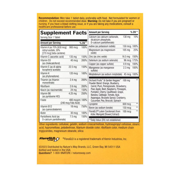 Men's Complete Multivitamin - 50 tabs. Фото 2