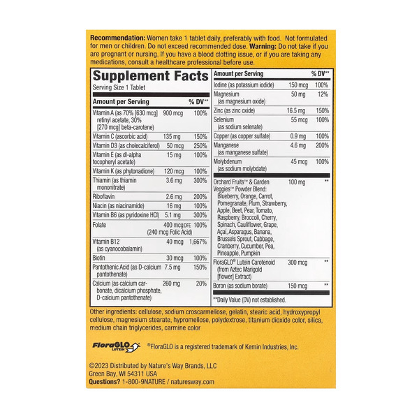 Women's 50+ Complete Multivitamin - 50 tabs. Фото 2